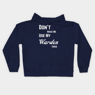 Warden funny Kids Hoodie